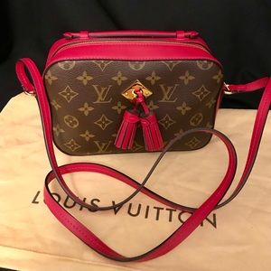 **SALE** LV Saintonge Monogram (Fuchsia)